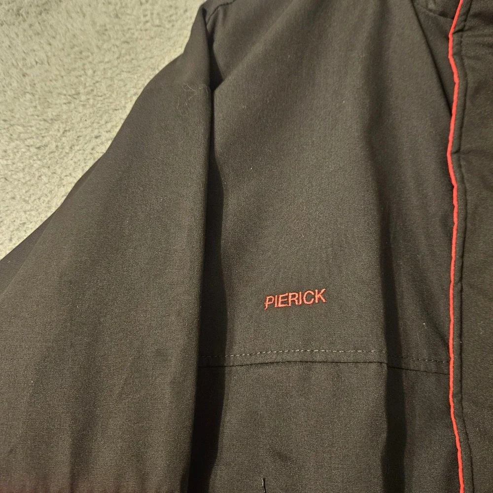 Vintage Winston Racing Team Swingster Jacket Mens Large Black Red Made in USA